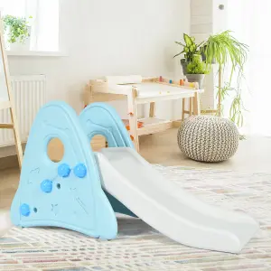 Costway Kids Slide Freestanding Baby Play Climber Slide Set Widened Pedals