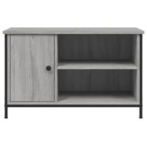 Berkfield TV Cabinet Grey Sonoma 80x40x50 cm Engineered Wood