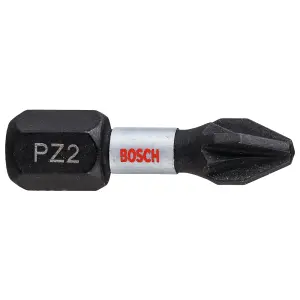 Bosch Professional Impact Screwdriver Bit - 25mm, 2xPZ2