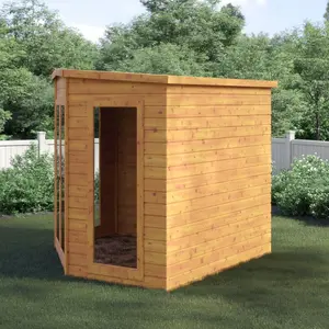 Barclay 10 x 10 Ft Corner Summer House Yes