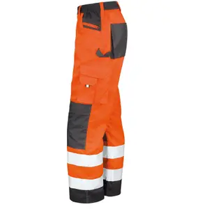 Result Core Unisex Adult Hi-Vis Safety Cargo Trousers