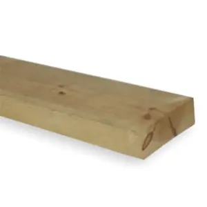 PACK OF 5 (Total 5 Units) - 36mm x 150mm (1.5" x 6") Sawn Timber Carcassing Wood Softwood Timber - 4.8m Length