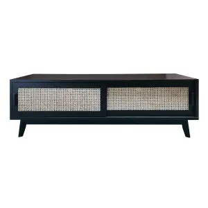 Java TV Unit, Black, W150xD45xH47cm