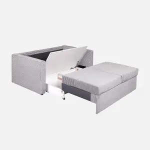 Sofi Two Seater Sofa Bed with Storage - Grey