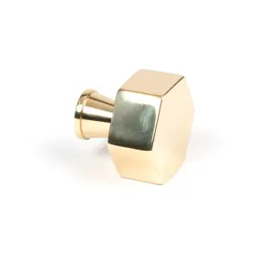 From The Anvil Polished Brass Kahlo Cabinet Knob - 32mm