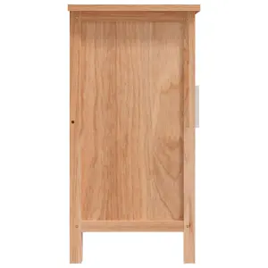 Berkfield Bathroom Sink Cabinet 66x29x61.5 cm Solid Wood Walnut