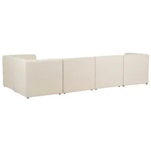 Sofa with Ottoman LEMVIG Light Beige Left Hand