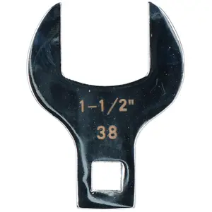 38mm (1 1/2") Crowfoot Wrench 1/2" Drive Crows Feet Spanner for Torque Wrenches