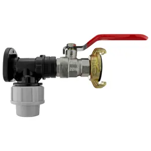 20mm waterpipe mdpe back/wall plate with full flow valve+geka type brass claw fitting hose connector