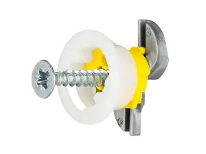 Gripit Yellow Plasterboard Fixings 15mm (Pack 100)