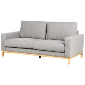 2 Seater Fabric Sofa Grey SIGGARD