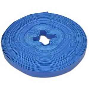 Flat Flexible Hose 50 m 1" PVC Water Delivery