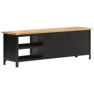 Berkfield TV Cabinet 120x30x40 cm Solid Mango Wood