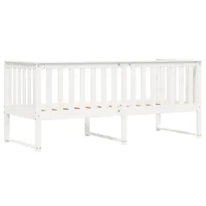 Berkfield Day Bed White 80x200 cm Solid Wood Pine