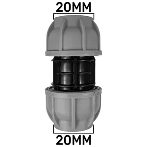 mdpe water pipe compression joiners/couplers 20mm