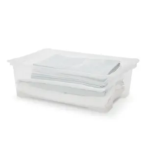 Form Kaze Clear 29L Medium Plastic Stackable Storage box