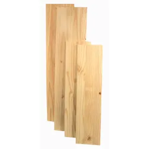 1050x250mm shelf board, solid pine wood, natural sanded