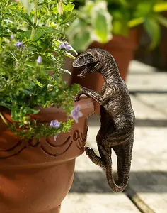 Velociraptor Plant Pot Hanger - L10.5 x W4.5 x H5 cm