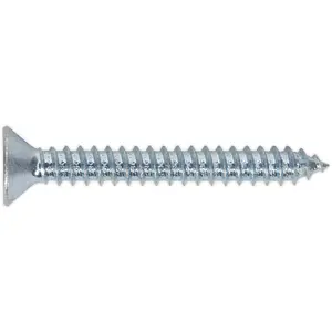 100 PACK 4.8 x 38mm Self Tapping Countersunk Screw - Pozi Head - Fixings Screw