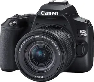 Canon EOS 250D + Canon EF-S 18-55mm F/4-5.6 IS STM Lens - Black