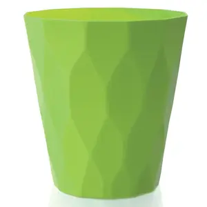 URBNLIVING 150cm Height Lime Green Mini Round Plastic Modern Flower Plant Garden Indoor Outdoor Planter Pots