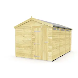 DIY Sheds 8x15 Apex Security Shed - Single Door