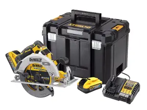 DeWalt DCS573H2T 18v 190mm XR FlexVolt Advantage Circular Saw 2X5ah Powerstack