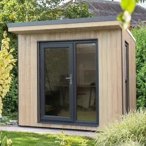 Forest Garden Xtend+ 8x9 ft with Single door & 1 window Pent Garden office (H)2500mm x (W)2540mm