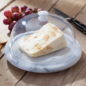 Judge Marble, 19 x 10cm Cheese Board, White