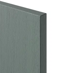 GoodHome Alpinia Matt green painted wood effect Tall Clad on panel (H)1500mm (W)350mm