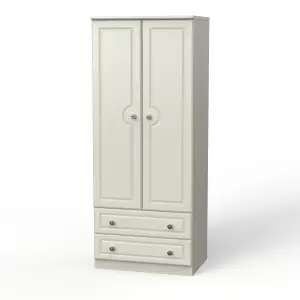 Kendal 2 Door 2 Drawer Wardrobe in Kashmir Ash (Ready Assembled)