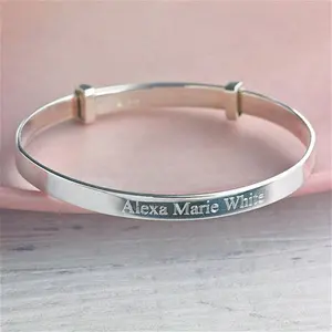 Child's Sterling Silver Christening Bangle