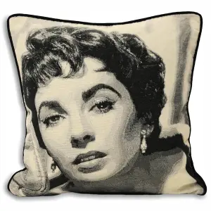 Essentials Elizabeth Taylor Piped Feather Filled Cushion