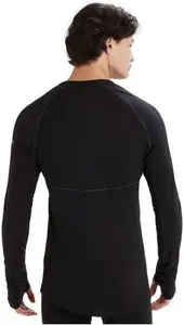 Icebreaker Mens 200 Zone Merino Blend Baselayer Black Size L