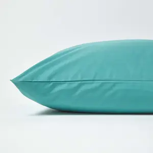 Homescapes Teal Egyptian Cotton Housewife Pillowcase 200 TC