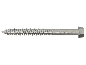 ForgeFix TFMSHT6382 TechFast Masonry Screw TORX Compatible Hex 6.3 x 82mm (Box 100) FORTFMH6382