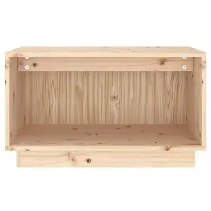 Berkfield TV Cabinet 60x35x35 cm Solid Wood Pine