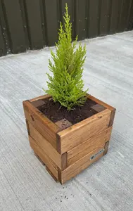 Simply Wood Churchill Square Planter Compact