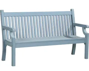 NBB Outdoors Winawood Sandwick 2 Seater Bench - Blue - L:121 X W:60.4 X H:93.5