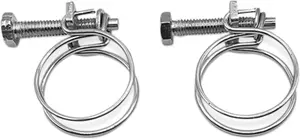 25mm Water Butt Connector Kit-Heavy Duty Water Tank Outlet Connector Pack of 2 with Double Wire Metal Clips-with Screw Fittings