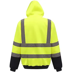 Yoko Mens Hi Vis Reflective Hoodie