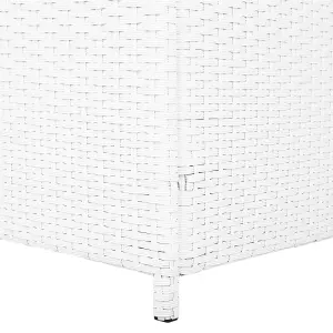 Storage Box PE Rattan White MODENA