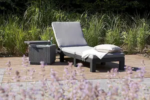 Keter Daytona Relax Sun Lounger - Anthracite