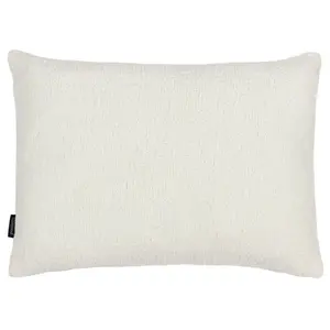 Nellim Rectangular Throw Pillow Cover Ecru / Rectangular / 40cm H x 50cm W x 1cm D