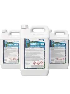 PatioClean Patio Cleaner Driveway & Block Paving Cleaner 4 x 5 Litres