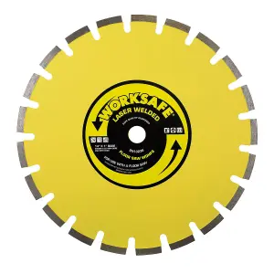 Sealey Floor Saw Blade For Hard Materials Concrete Over 10NM 350 x 25mm WDHFS350