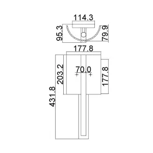 Kichler - Freeport 1 Light Wall Light