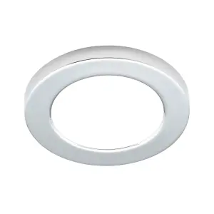 Litecraft Chrome Magnetic Bezel For 12W Darly Bathroom Flush Ceiling Light