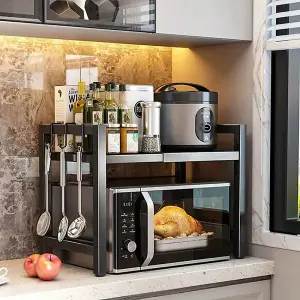 Kitchen Expandable Microwave Stand