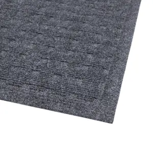 Nicola Spring Heavy Duty Dirt Trapper Door Mat - 60cm x 40cm - Grey